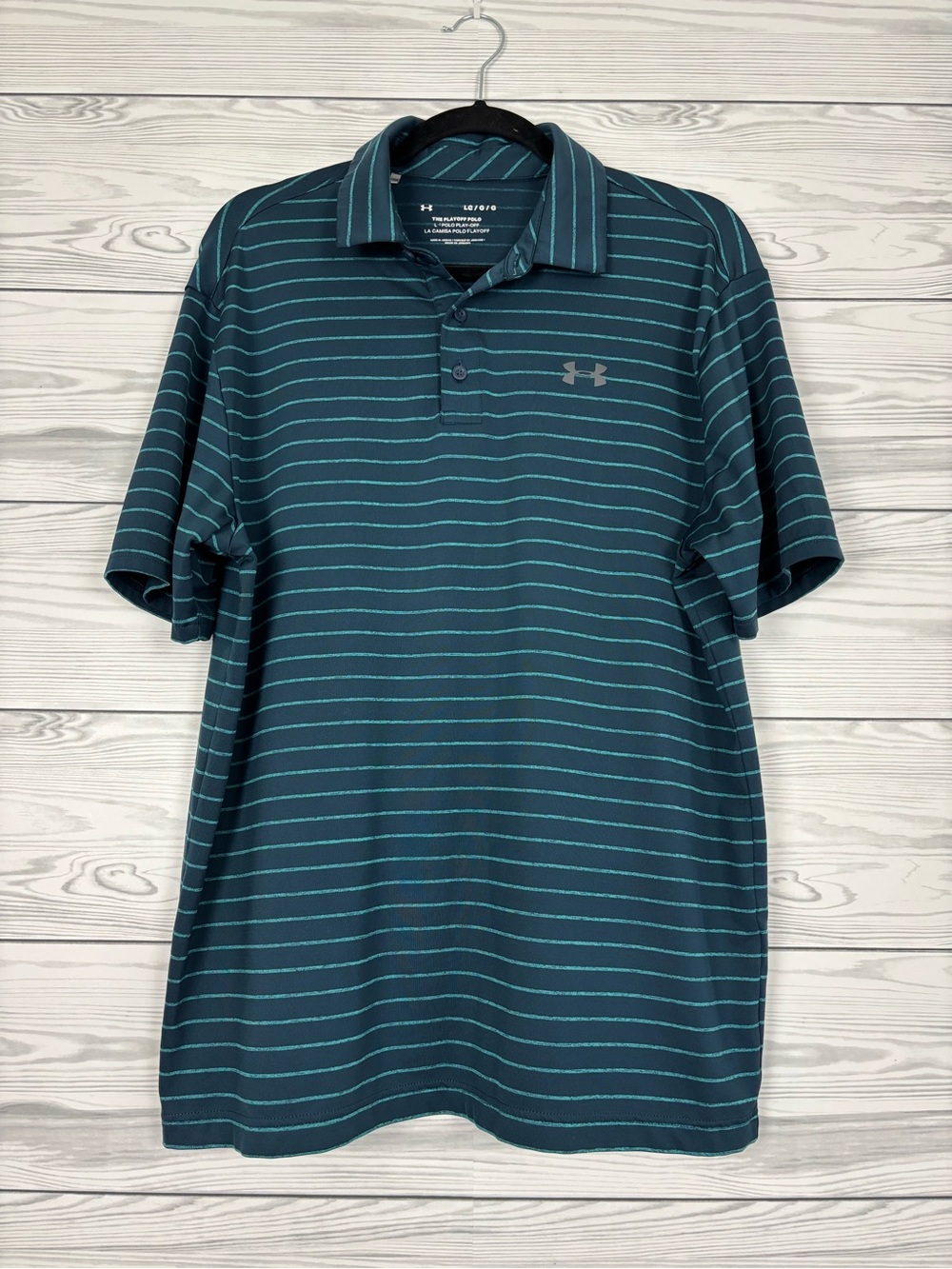 LOT (3) UNDER ARMOUR LOOSE HEAT HEAR THE PLAYOFF POLO SIZE LARGE LOT OF 3 - Picture 2 of 16